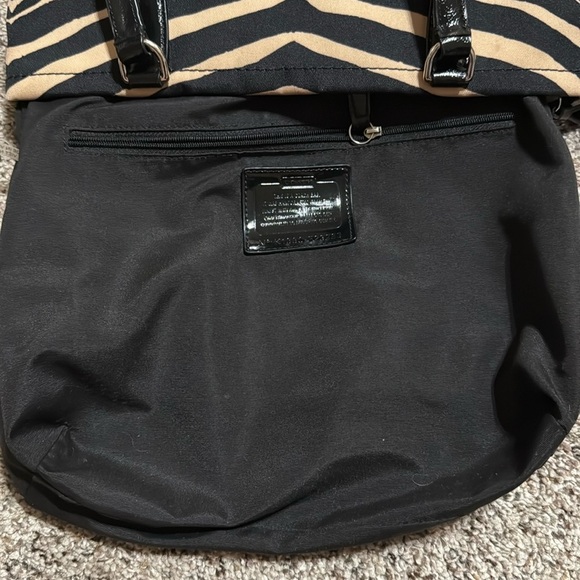 Coach Zebra Print Black and Tan Medium Tote - Picture 10 of 12